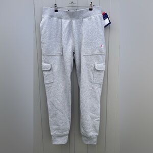 Champion Reverse Weave Cargo Sweatpants Men’s XL Gray NWT Standard Fit